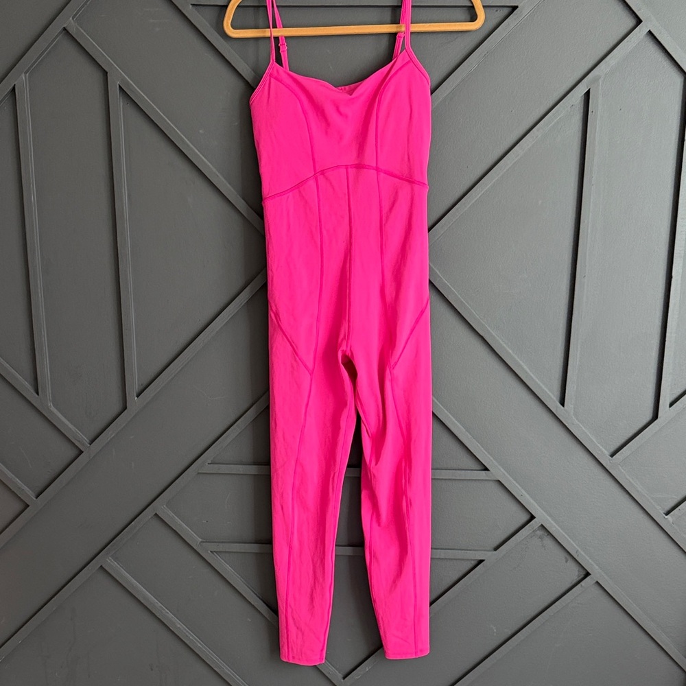 l*space Hot Pink Fitted Jumpsuit